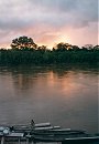 Jungle River Sunset, Rio Aguarico, Ecuador.